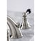 Kingston Brass KB968AKL Duchess Widespread Bathroom Faucet W/ Plastic Pop-Up, Nickel KB968AKL - alternate 3